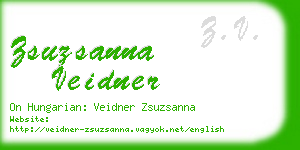 zsuzsanna veidner business card